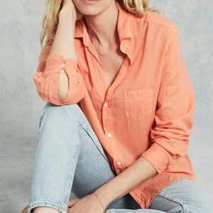 Frank and Eileen Barry LS Button Down in peach
